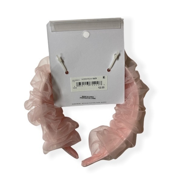 BP Headband Wrapped Pink Ribbon - Picture 2 of 3